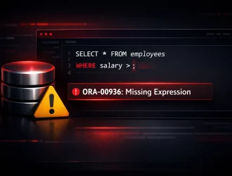 خطای ORA‑00936: Missing Expression در Oracle